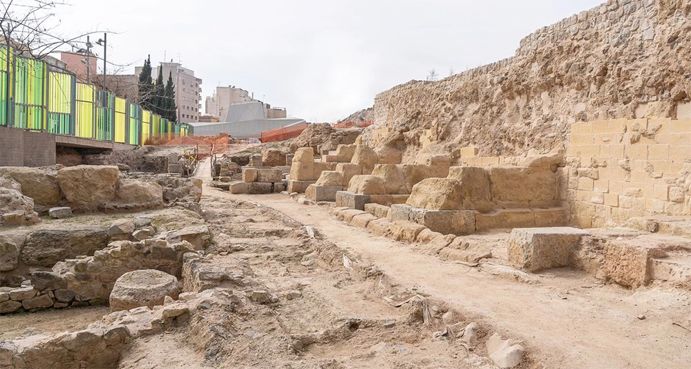Zona superior del Foro romano. Cartagena
