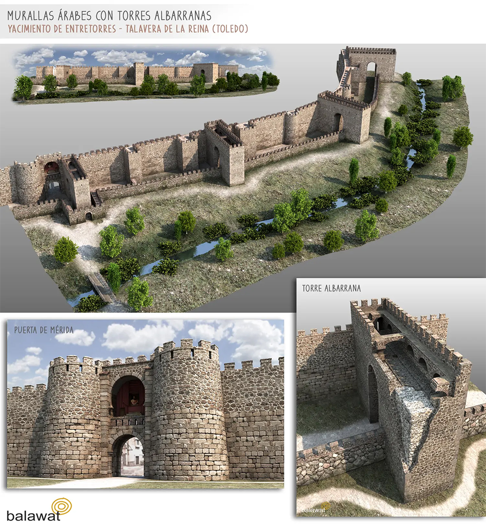 Murallas árabes Entretorres Talavera de la Reina
