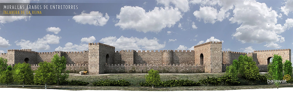 Murallas árabes Entretorres. Talavera de la Reina