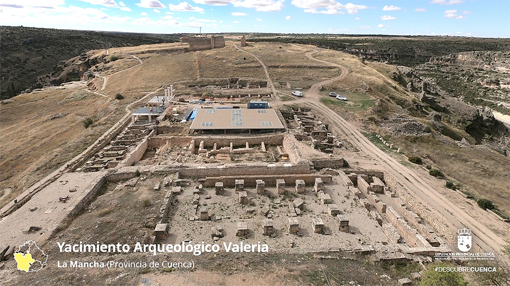 Foro romano de Valeria actualidad. Cuenca