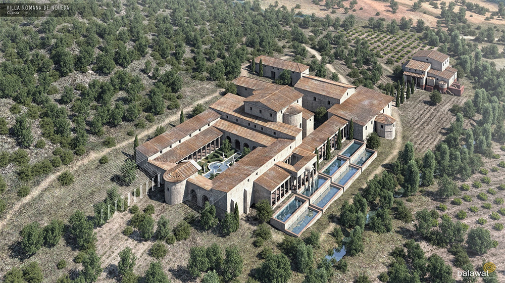 Villa romana de Noheda General. Cuenca