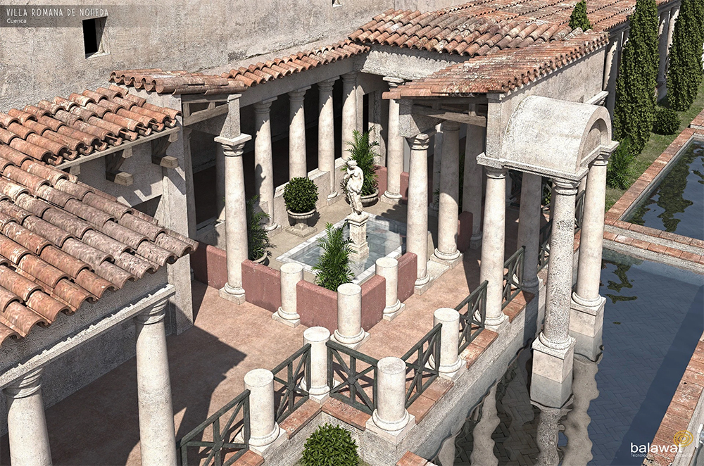 Villa romana de Noheda detalle _02. Cuenca
