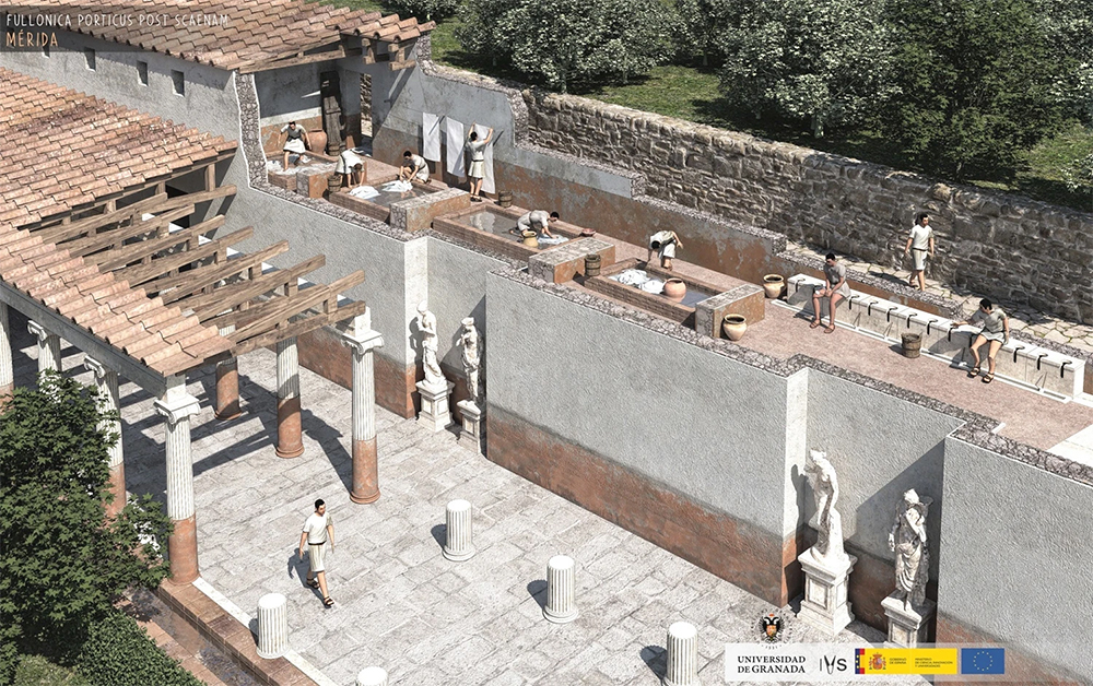Fullonica teatro romano. Mérida