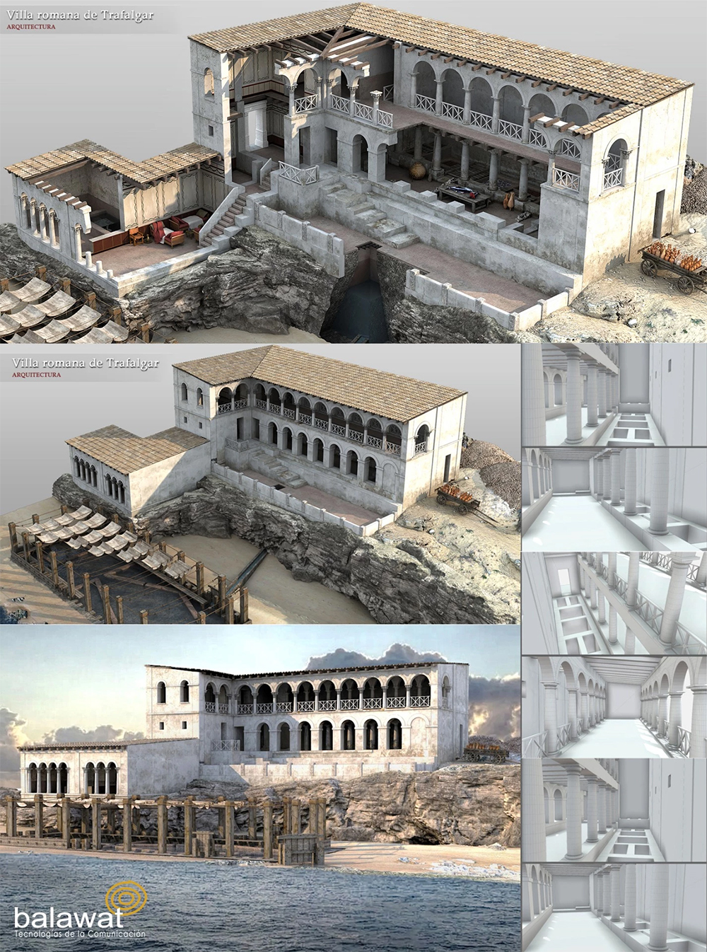 Villa romana de Trafalgar virtual. Cádiz