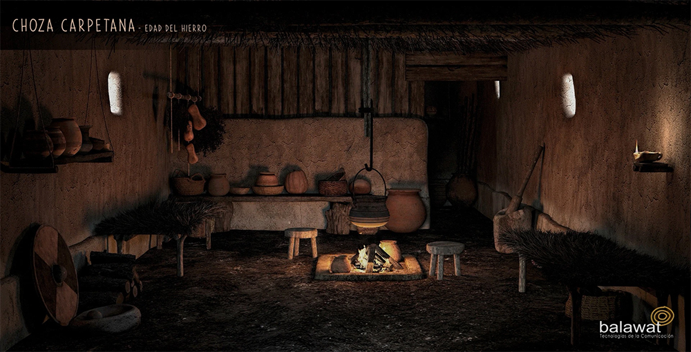 Casa ibera. Interior