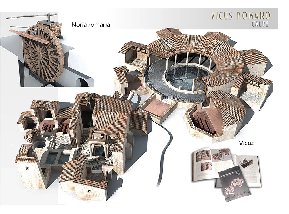 Vicus romano 3D. Calpe (Alicante)