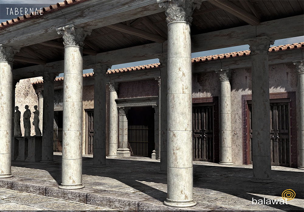 Tabernae Foro 3D