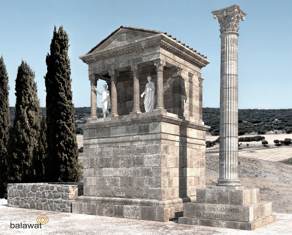 Monumento Funerario romano. Segóbriga