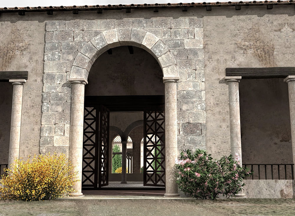 Entrada Principal de la villa