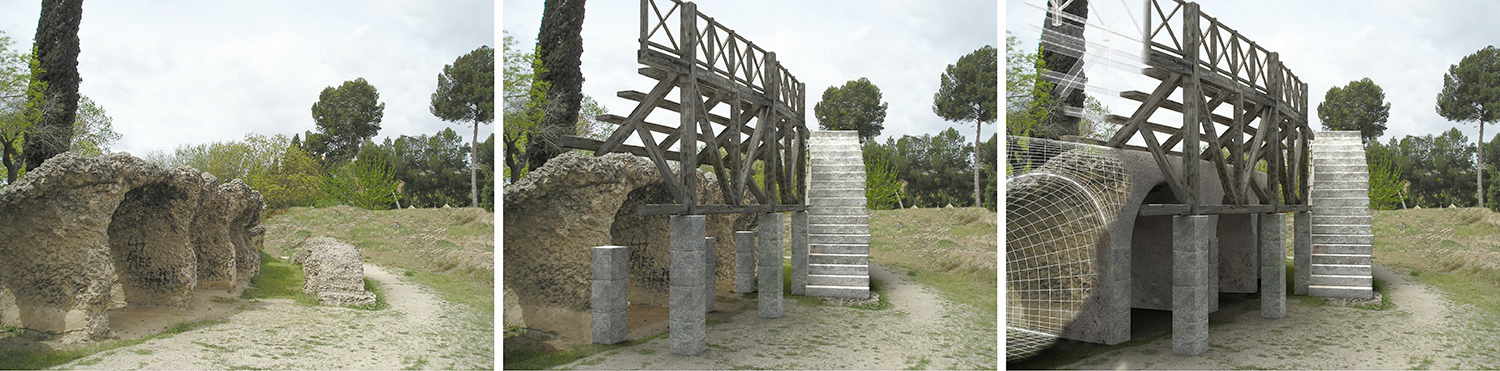 reconstrucción 3D sobre fotografía