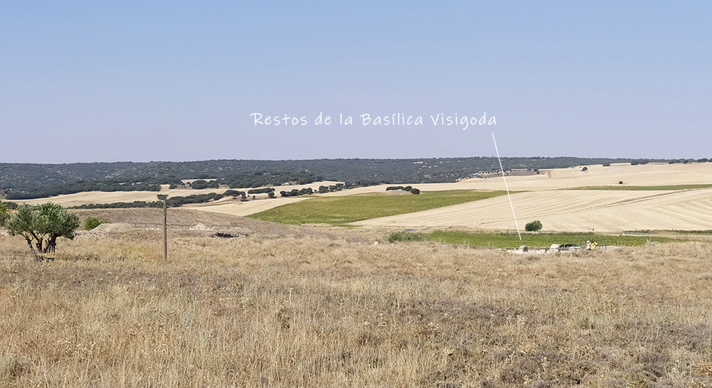 Vista del estado de la Basílica