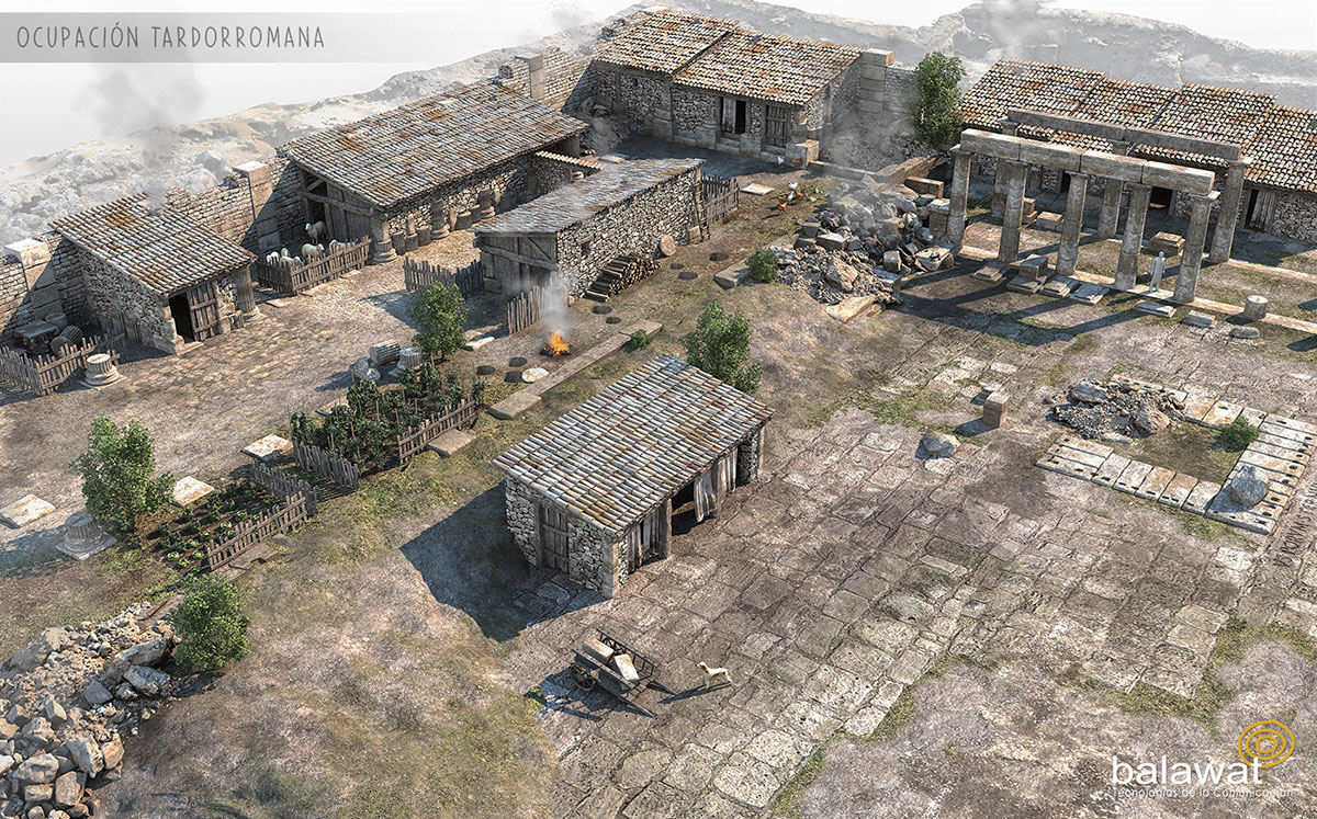 Foro tardorromano. Segóbriga